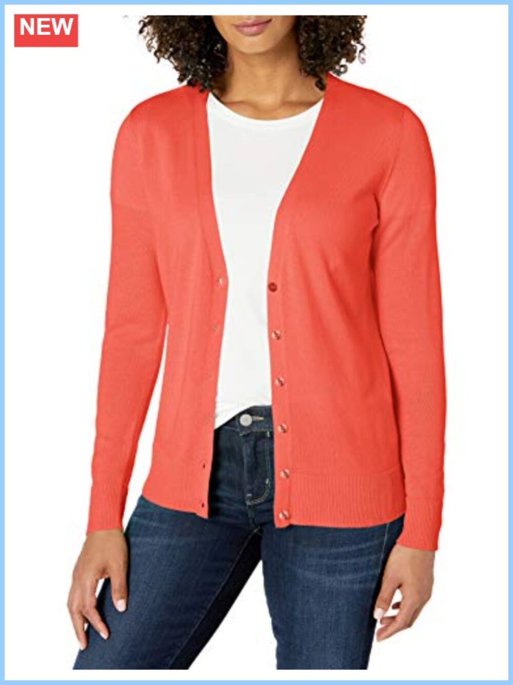 Women's Lightweight V-Neck Cardigan Sweater